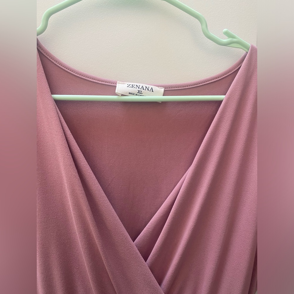 Pink velvety soft dress - Picture 2 of 2